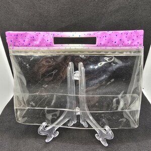 Clear Makeup Bag Small Travel Toiletry Organizer Pouch